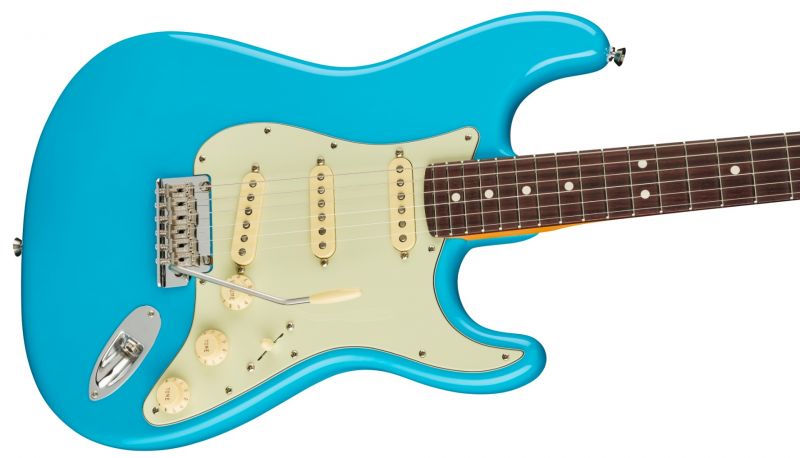 American Professional II Stratocaster, RW FB, Miami Blue