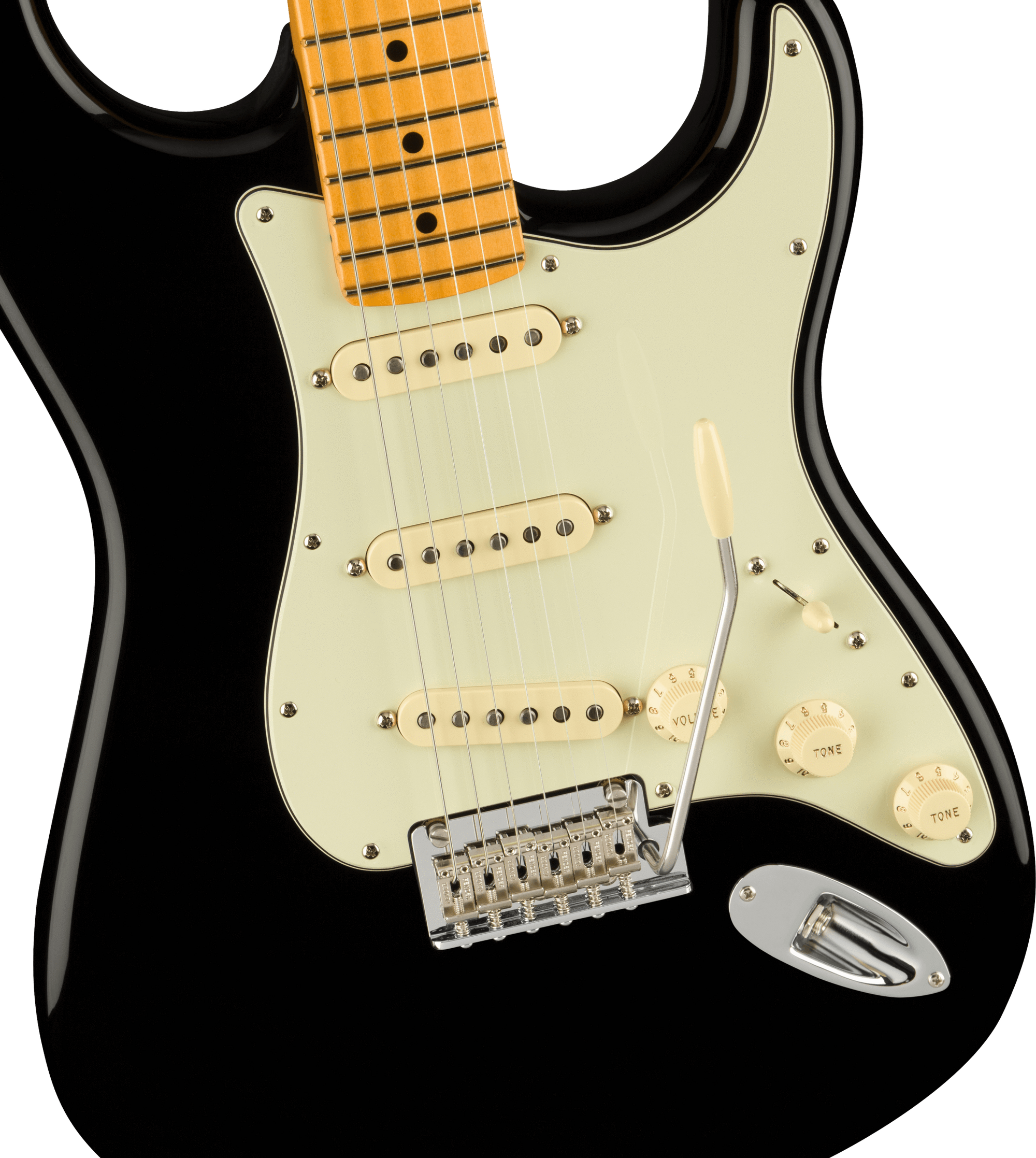 American Professional II Stratocaster, Maple FB, Black