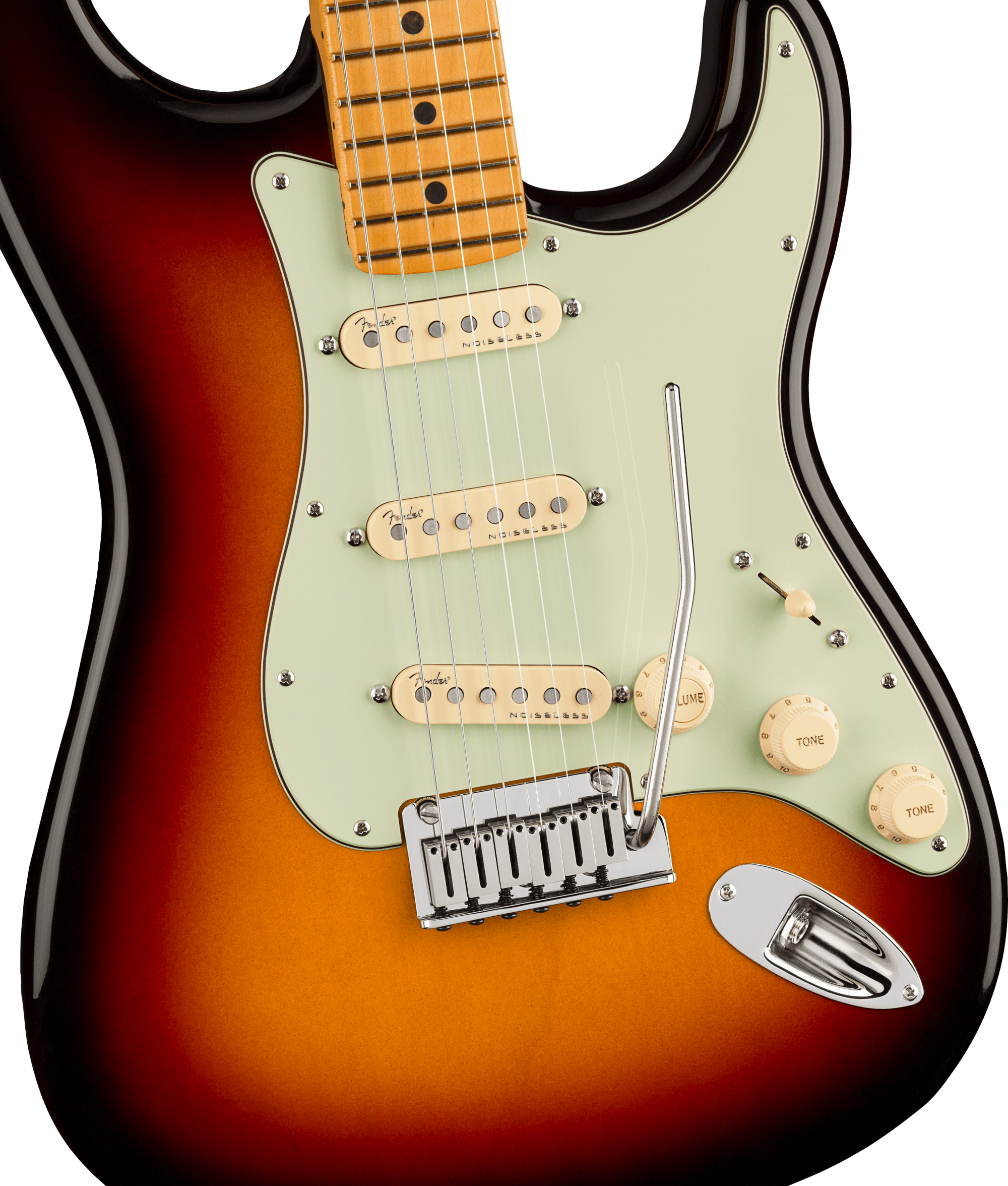 American Ultra Strat, Maple Neck, Ultraburst