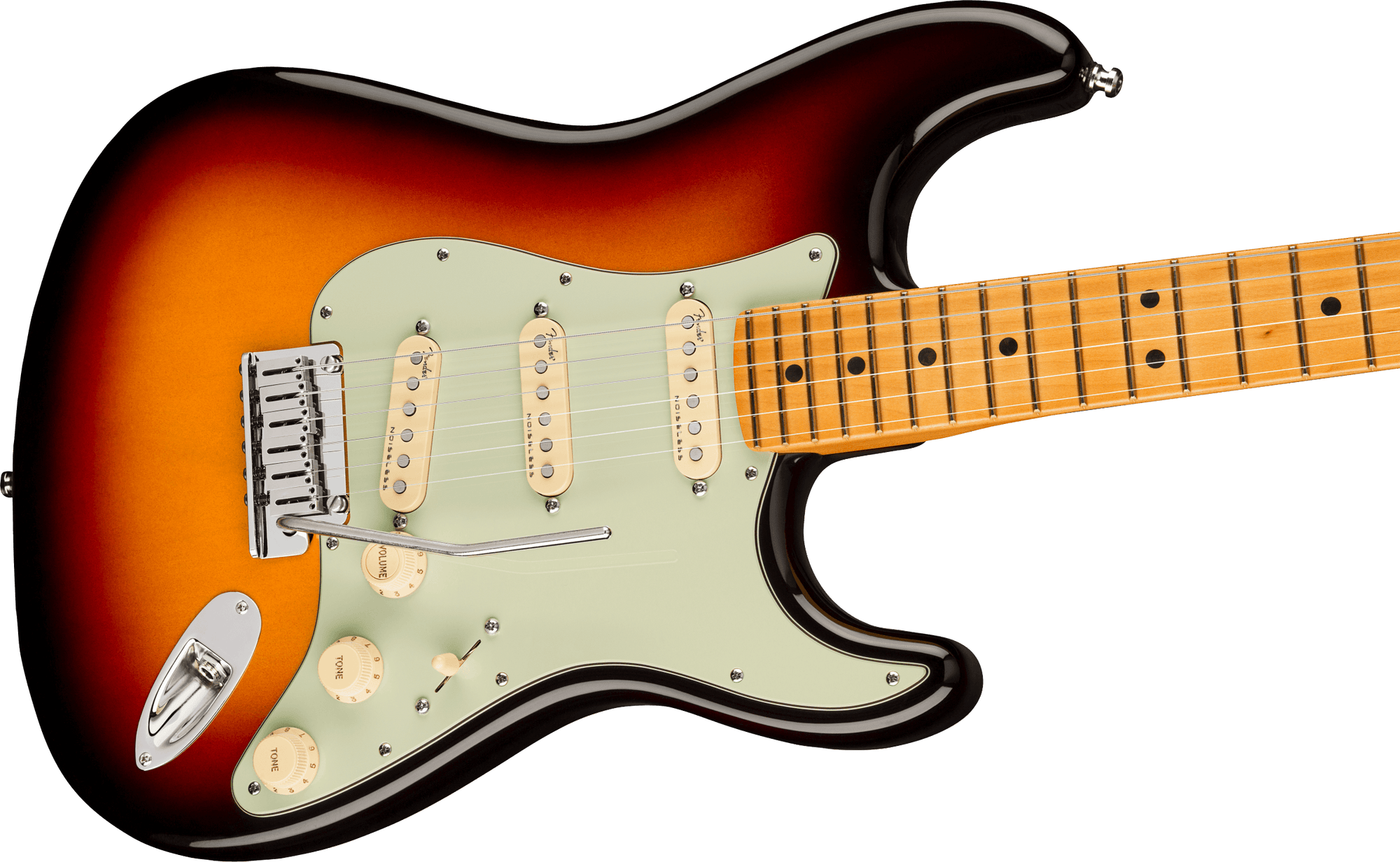 American Ultra Strat, Maple Neck, Ultraburst