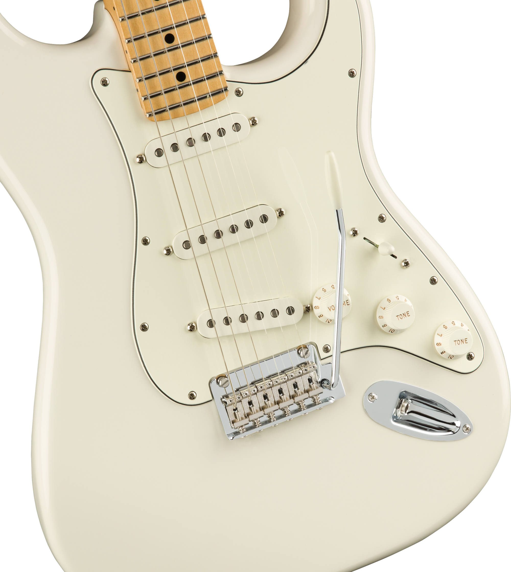 Player Stratocaster, Maple Fingerboard, Polar White