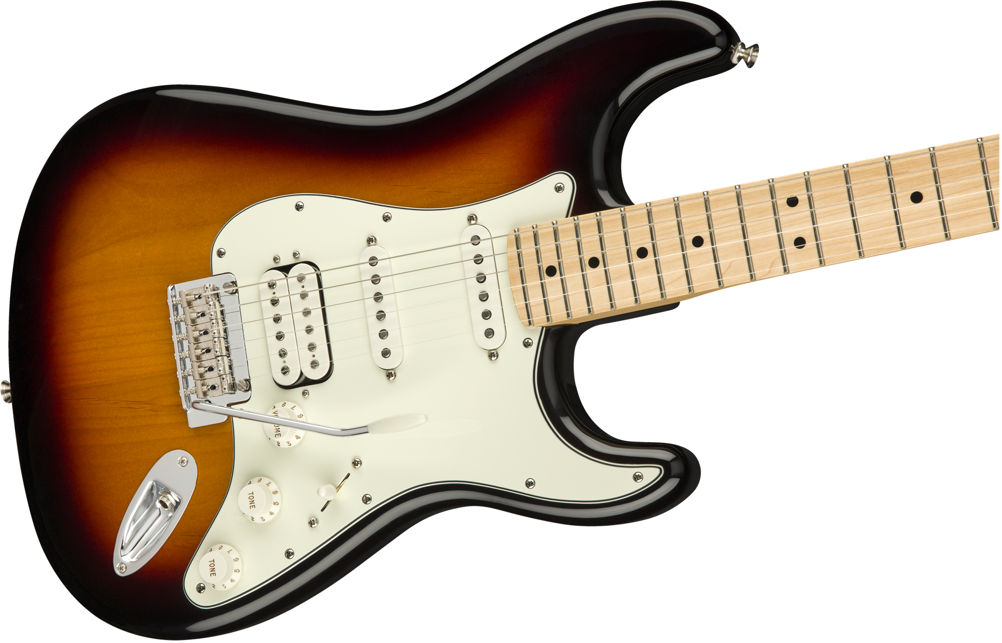 Player Stratocaster HSS, MN, 3-Color Sunburst