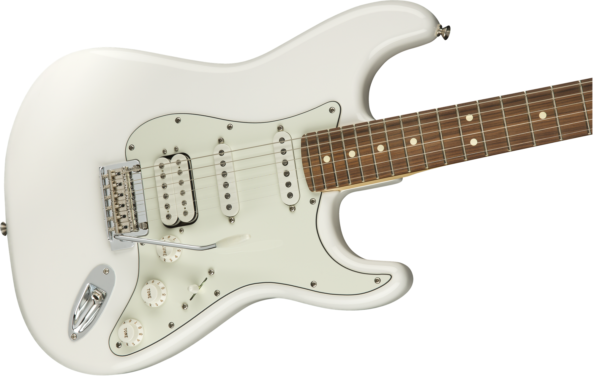 Player Stratocaster HSS, PF, Polar White