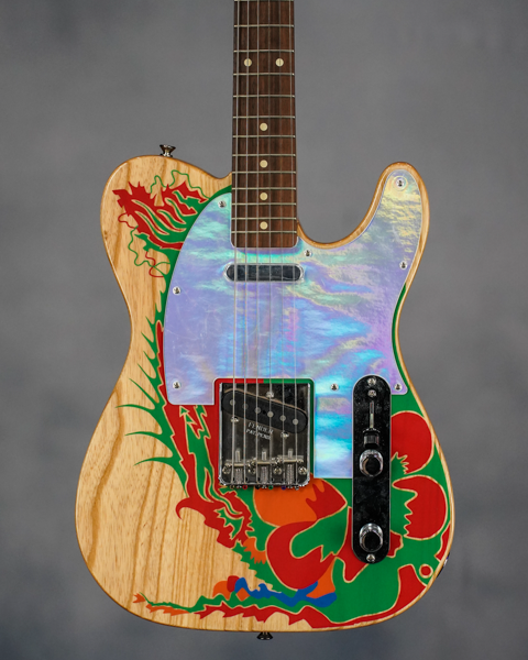 Jimmy Page Telecaster, Rosewood Fingerboard, Dragon Artwork/Natural