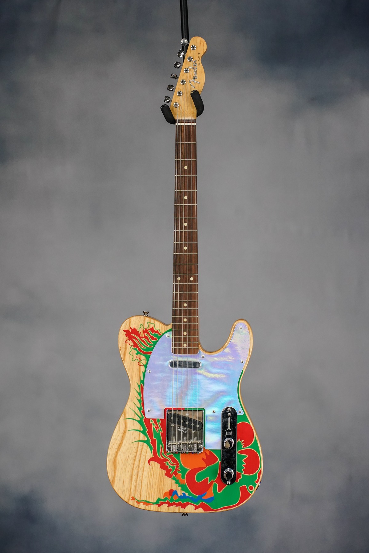 Jimmy Page Telecaster, Rosewood Fingerboard, Dragon Artwork/Natural