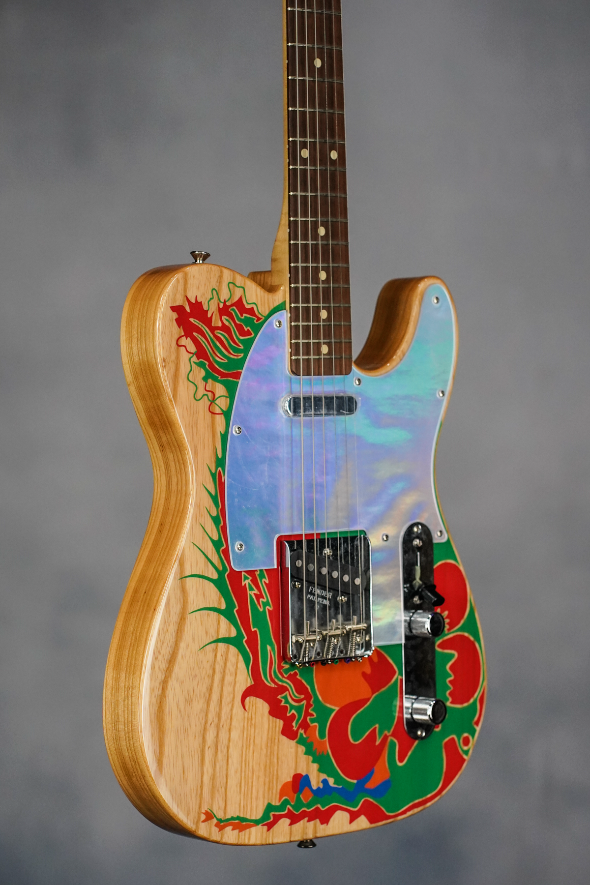 Jimmy Page Telecaster, Rosewood Fingerboard, Dragon Artwork/Natural