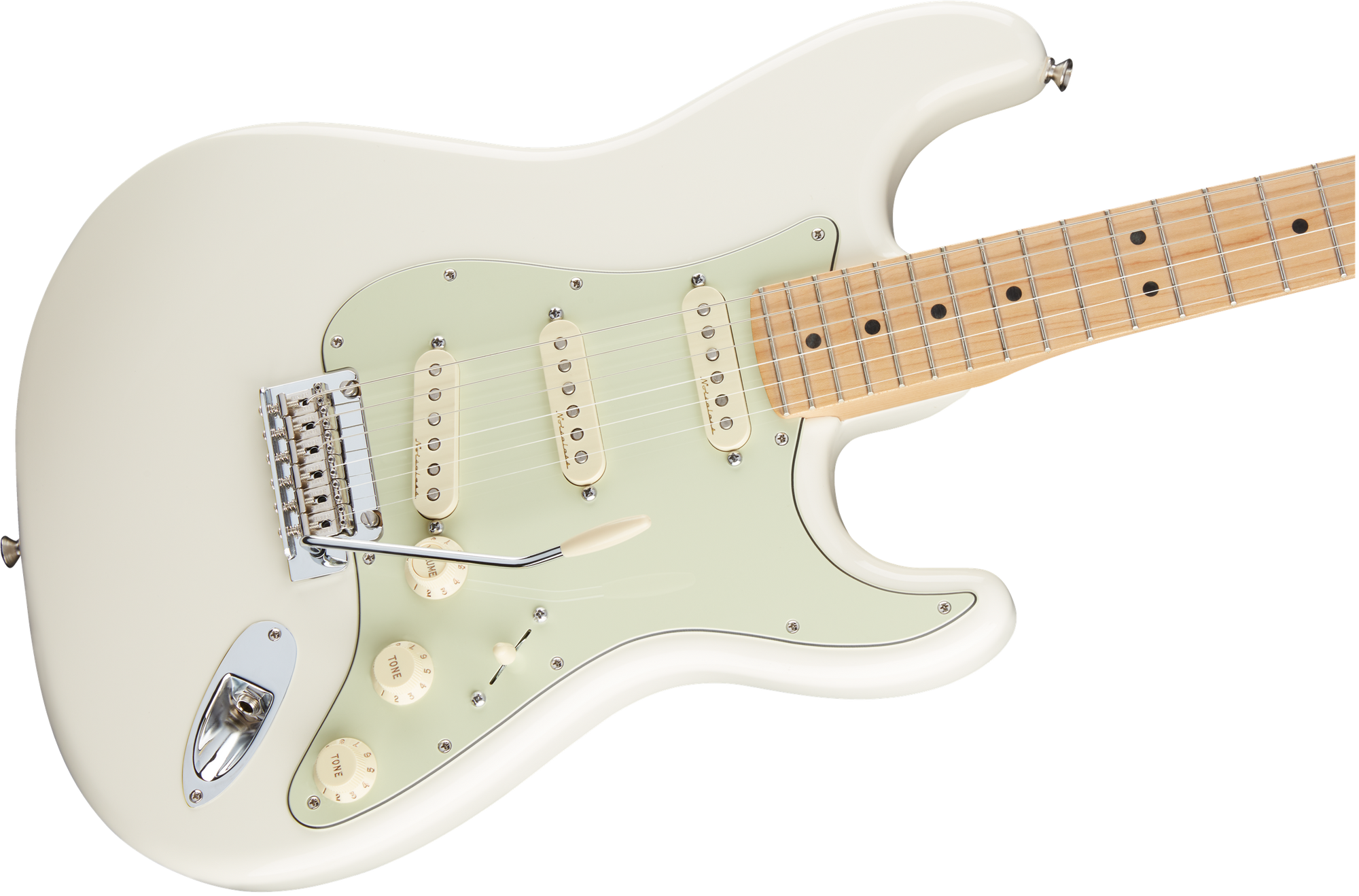 Deluxe Roadhouse Strat, Maple Fingerbd. Olympic White