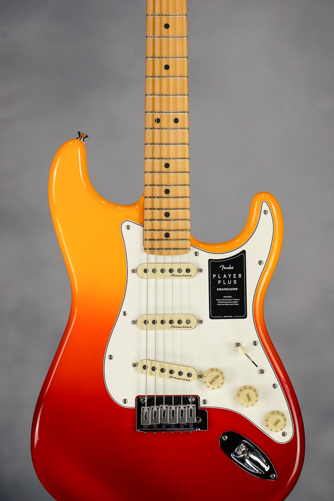 Player Plus Stratocaster, Maple Fingerboard, Tequila Sunrise