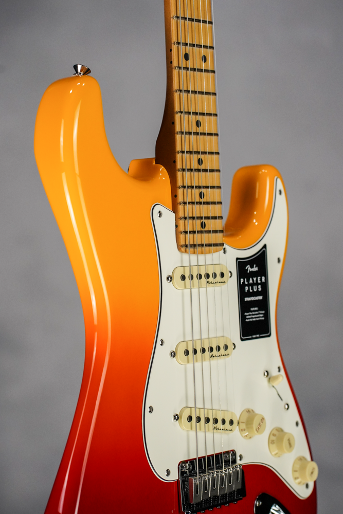 Player Plus Stratocaster, Maple Fingerboard, Tequila Sunrise