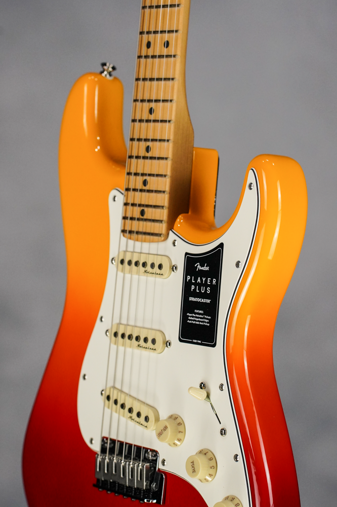 Player Plus Stratocaster, Maple Fingerboard, Tequila Sunrise