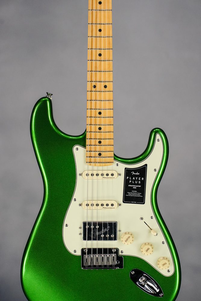 Player Plus Stratocaster HSS, Maple Fingerboard, Cosmic Jade