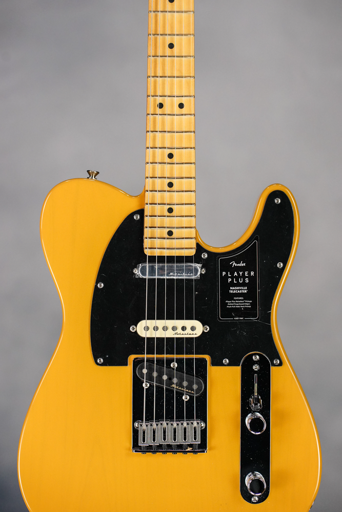 Player Plus Nashville Telecaster, Maple Fingerboard, Butterscotch Blonde