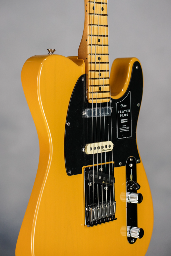 Player Plus Nashville Telecaster, Maple Fingerboard, Butterscotch Blonde