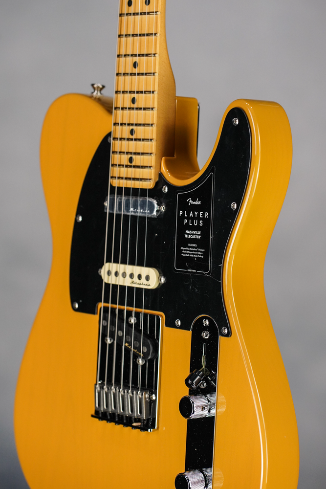 Player Plus Nashville Telecaster, Maple Fingerboard, Butterscotch Blonde