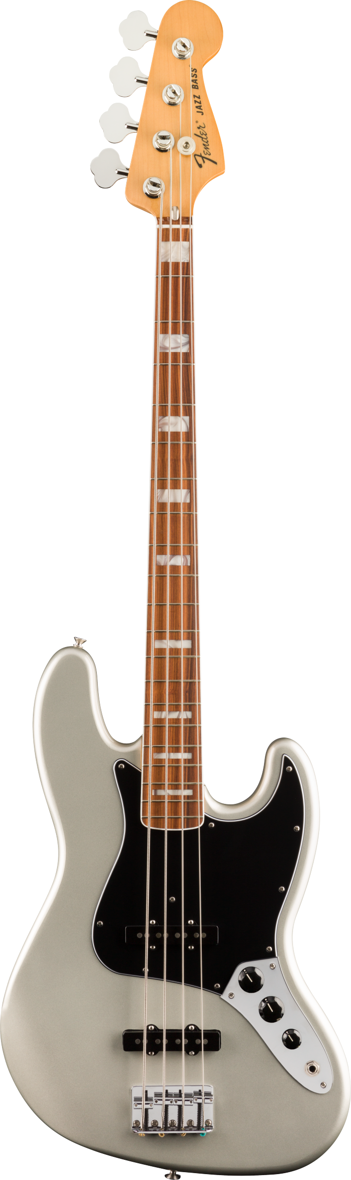 Vintera '70s Jazz Bass, Pau Ferro Fingerboard, Inca Silver