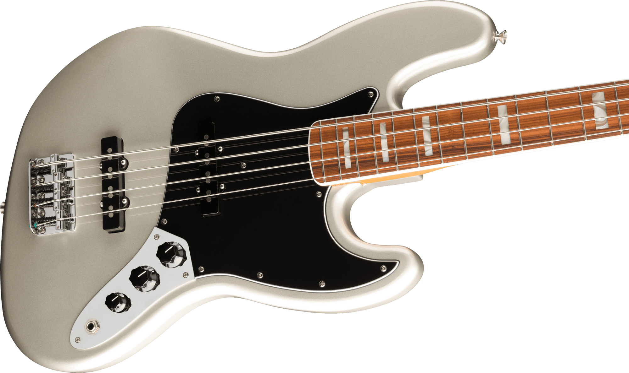 Vintera '70s Jazz Bass, Pau Ferro Fingerboard, Inca Silver