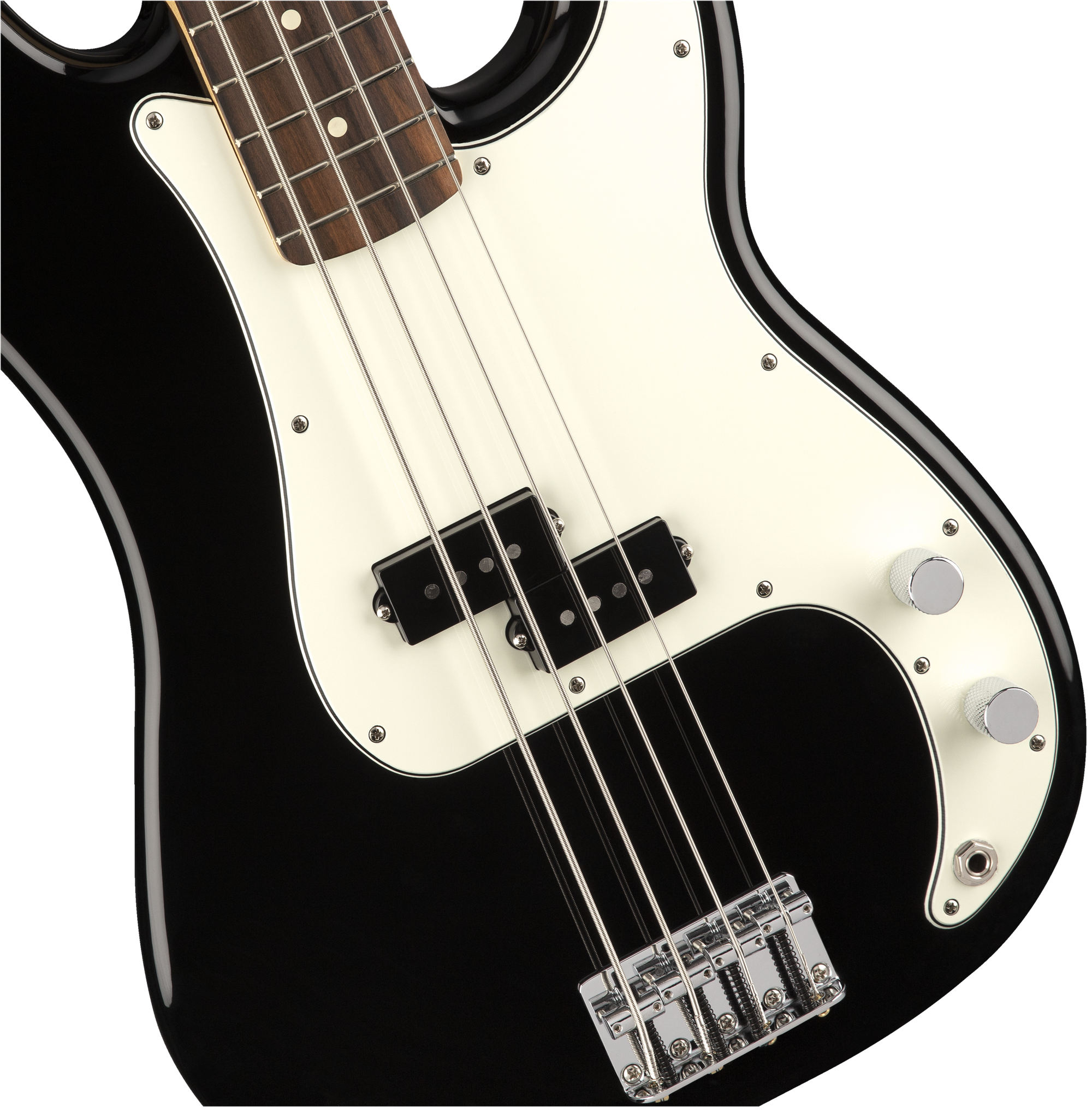 Player Precision Bass, Black, Pau Ferro FB