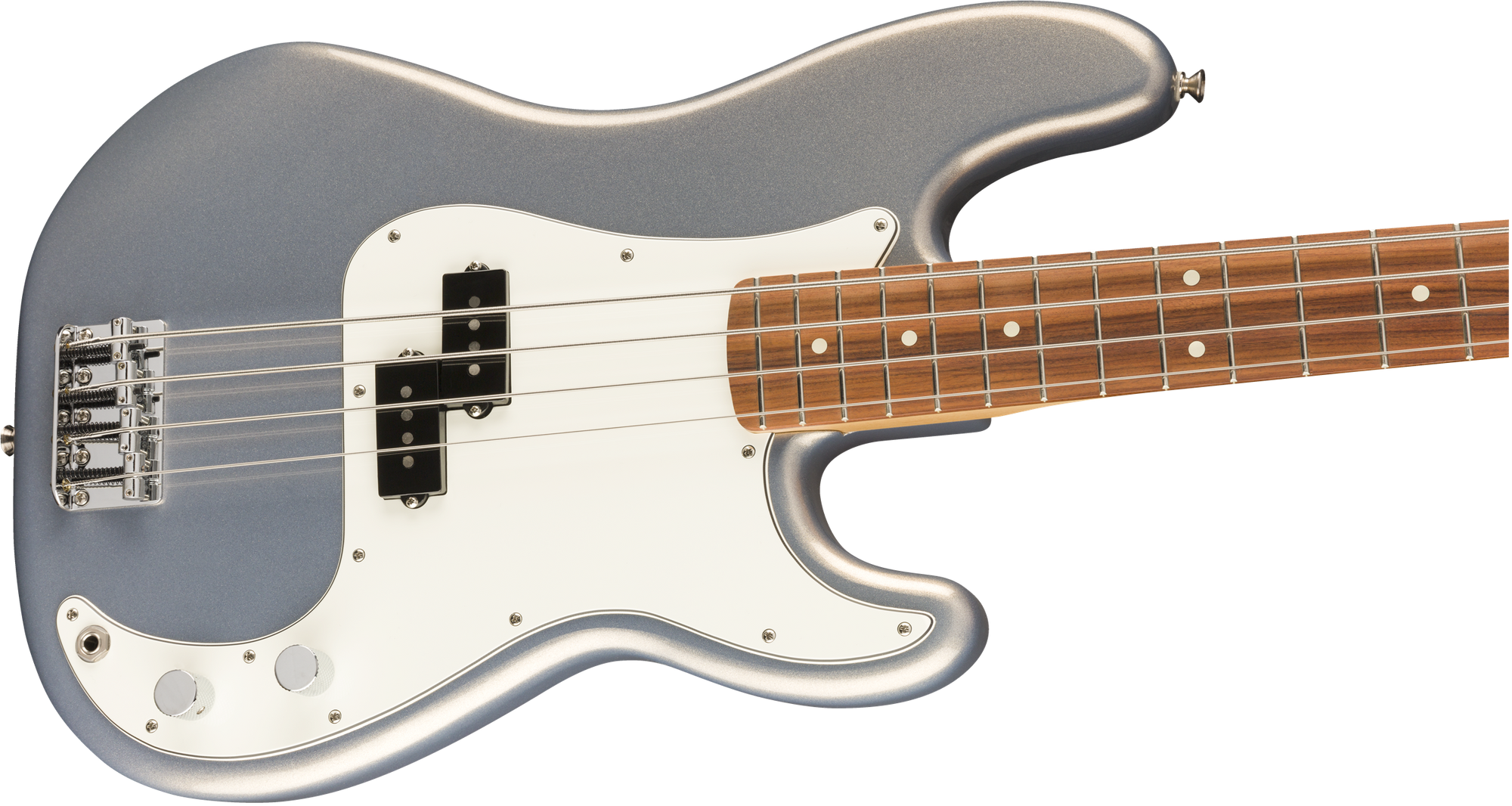 Player Precision Bass, Pau Ferro Fingerboard, Silver