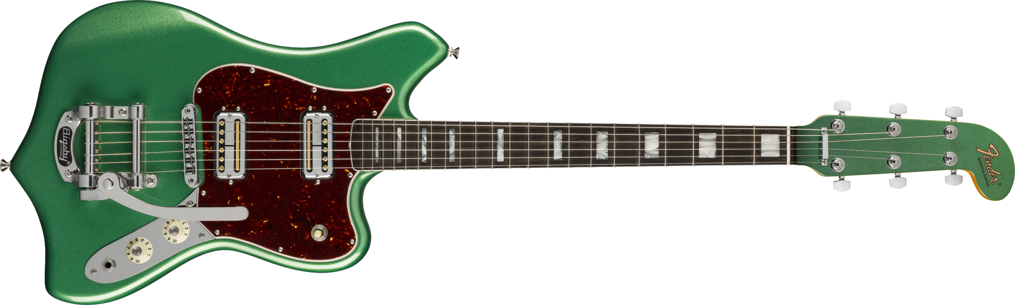 Parallel Universe II Maverick Dorado, Ebony Fingerboard, Mystic Pine Green