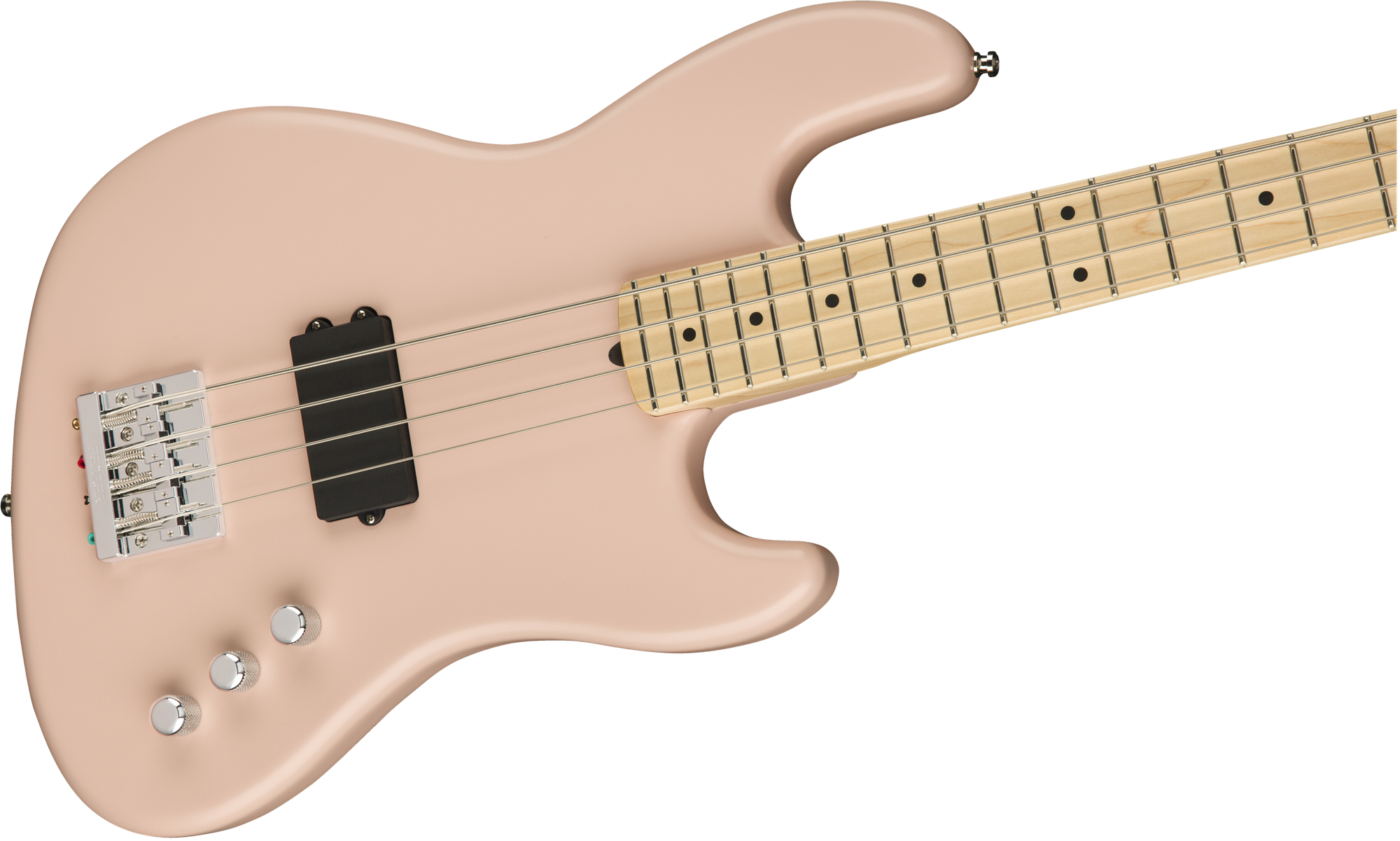 Flea Sig. Active Jazz Bass, Maple Fingerboard, Satin Shell Pink