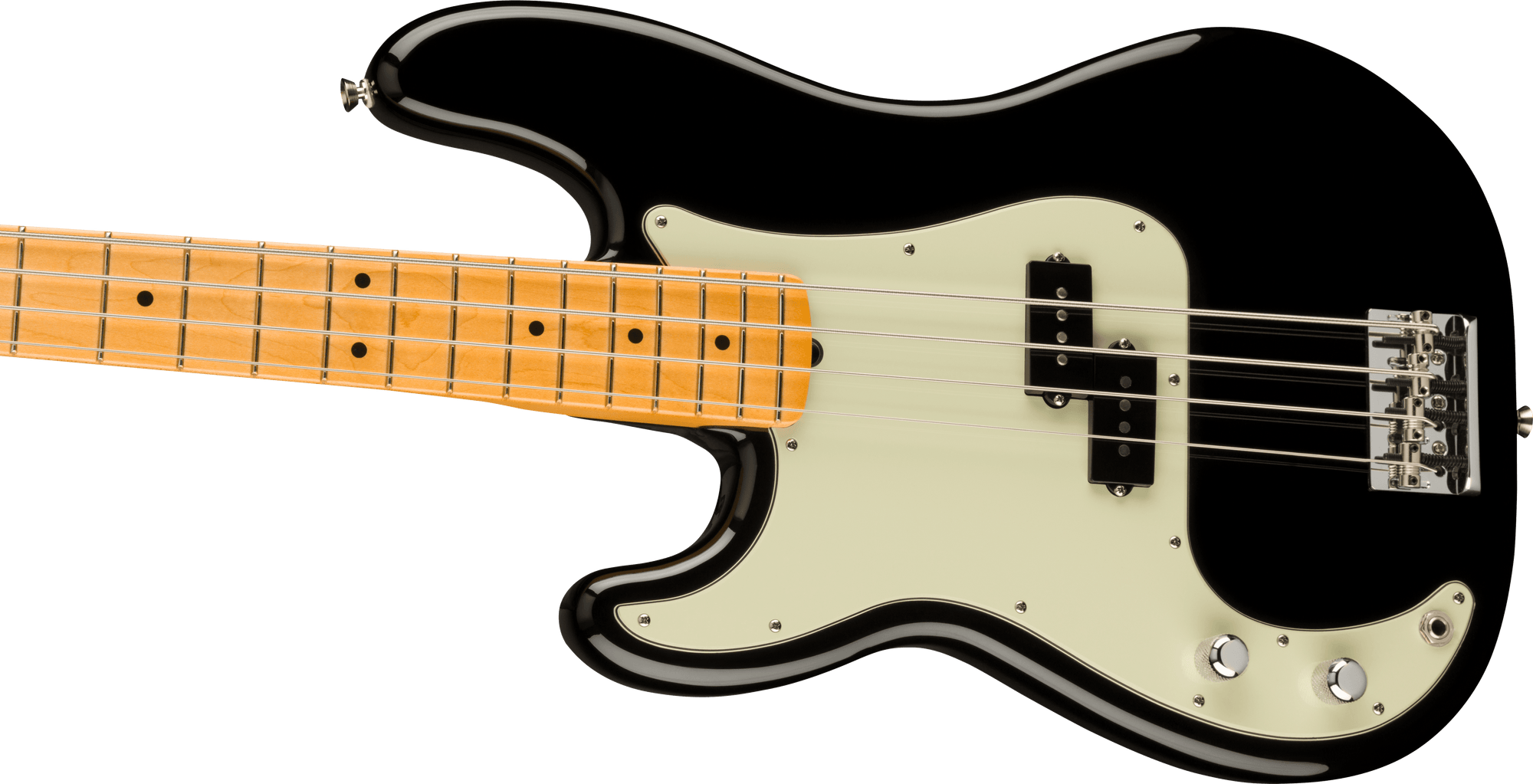 American Professional II Precision Bass, LH, Black, Maple FB