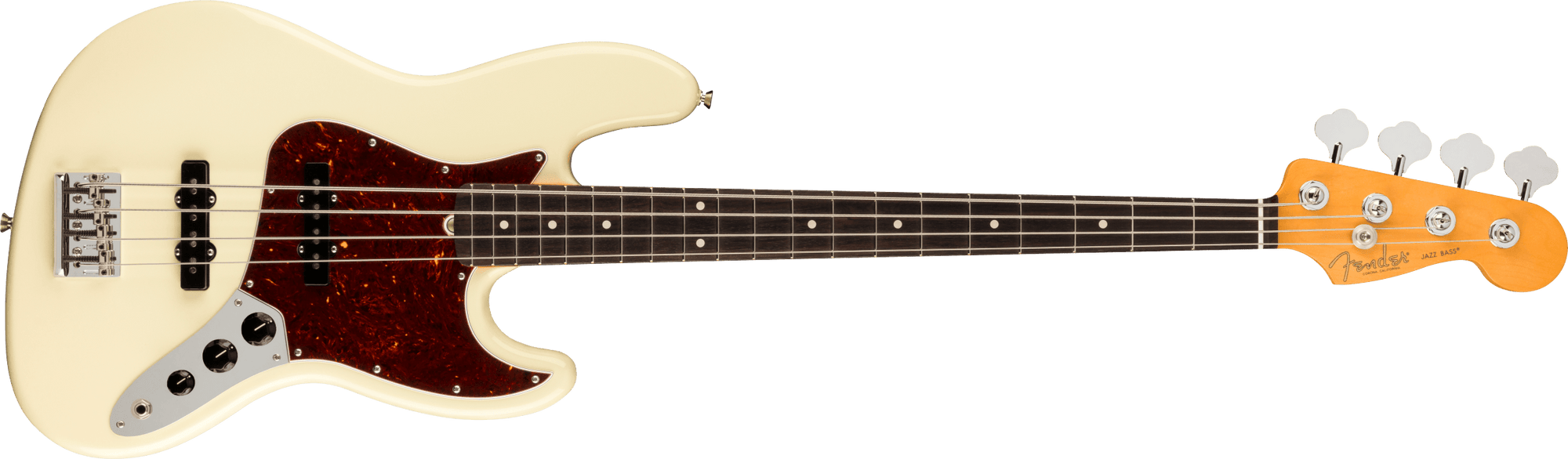 American Professional II Jazz Bass, Olympic White