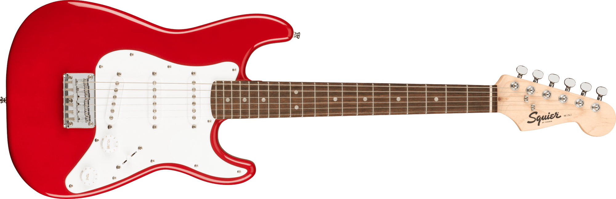 Mini Stratocaster, Laurel FB, Dakota Red