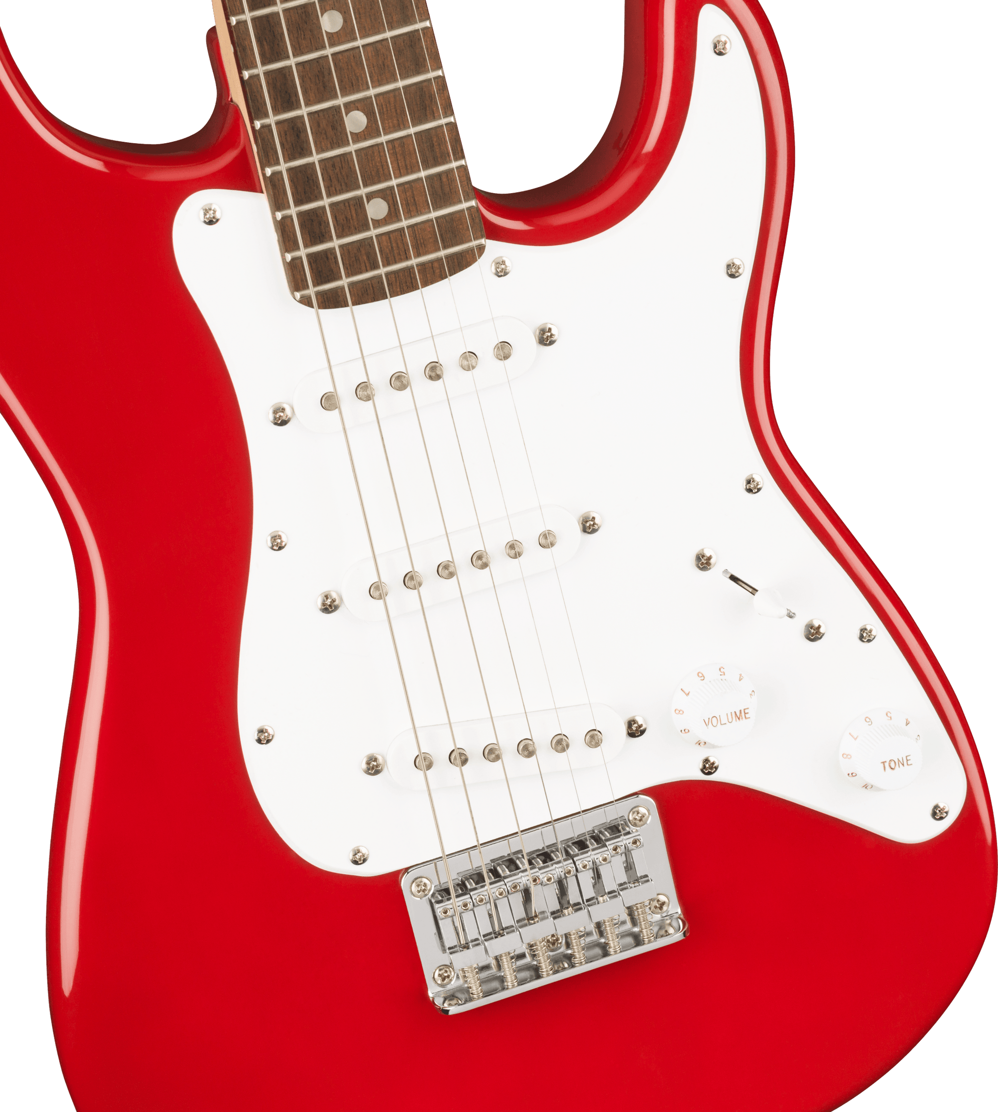 Mini Stratocaster, Laurel FB, Dakota Red