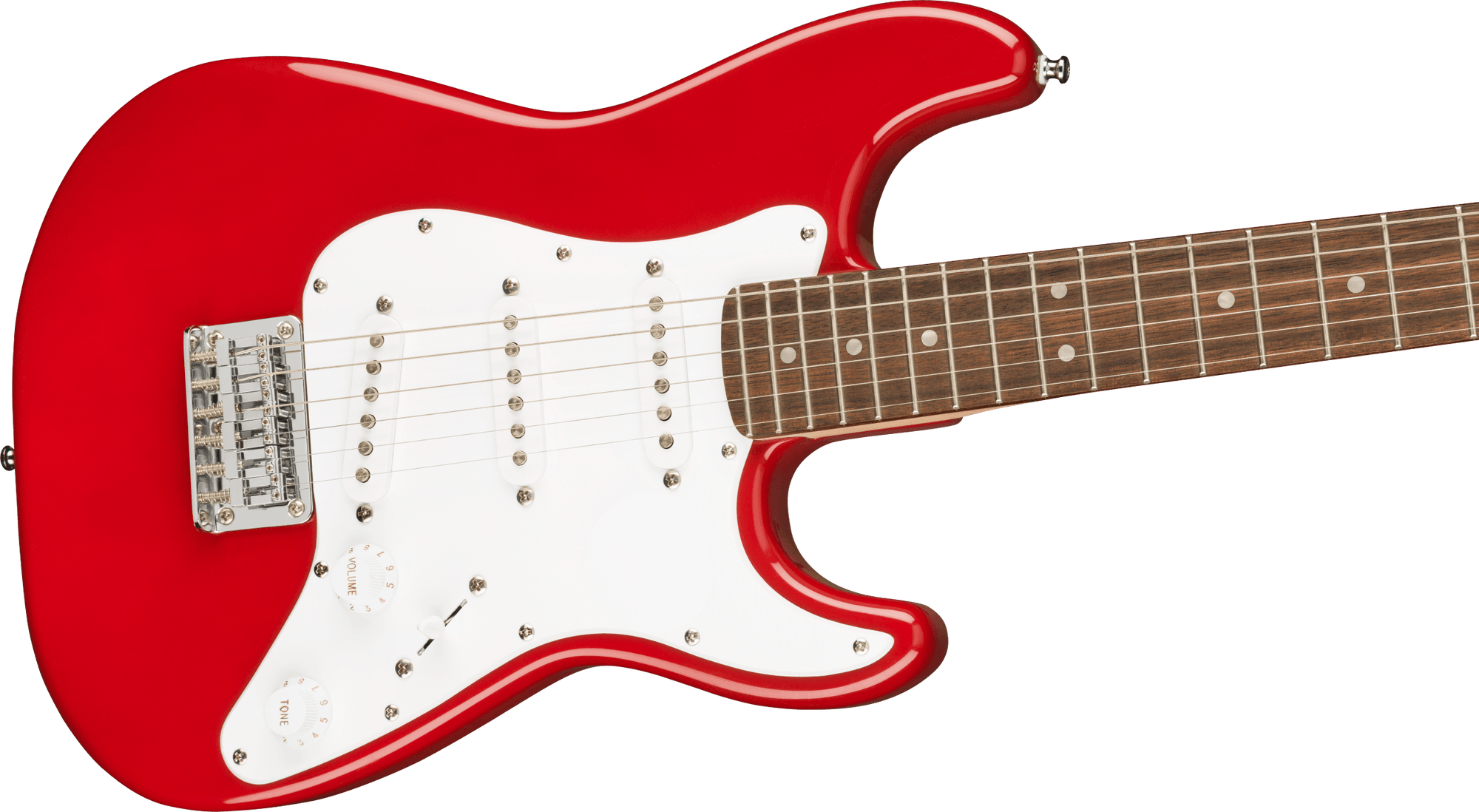 Mini Stratocaster, Laurel FB, Dakota Red