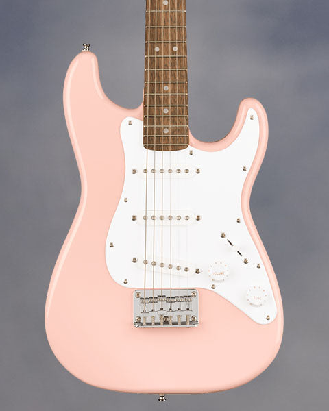 Mini Stratocaster, Laurel FB, Shell Pink