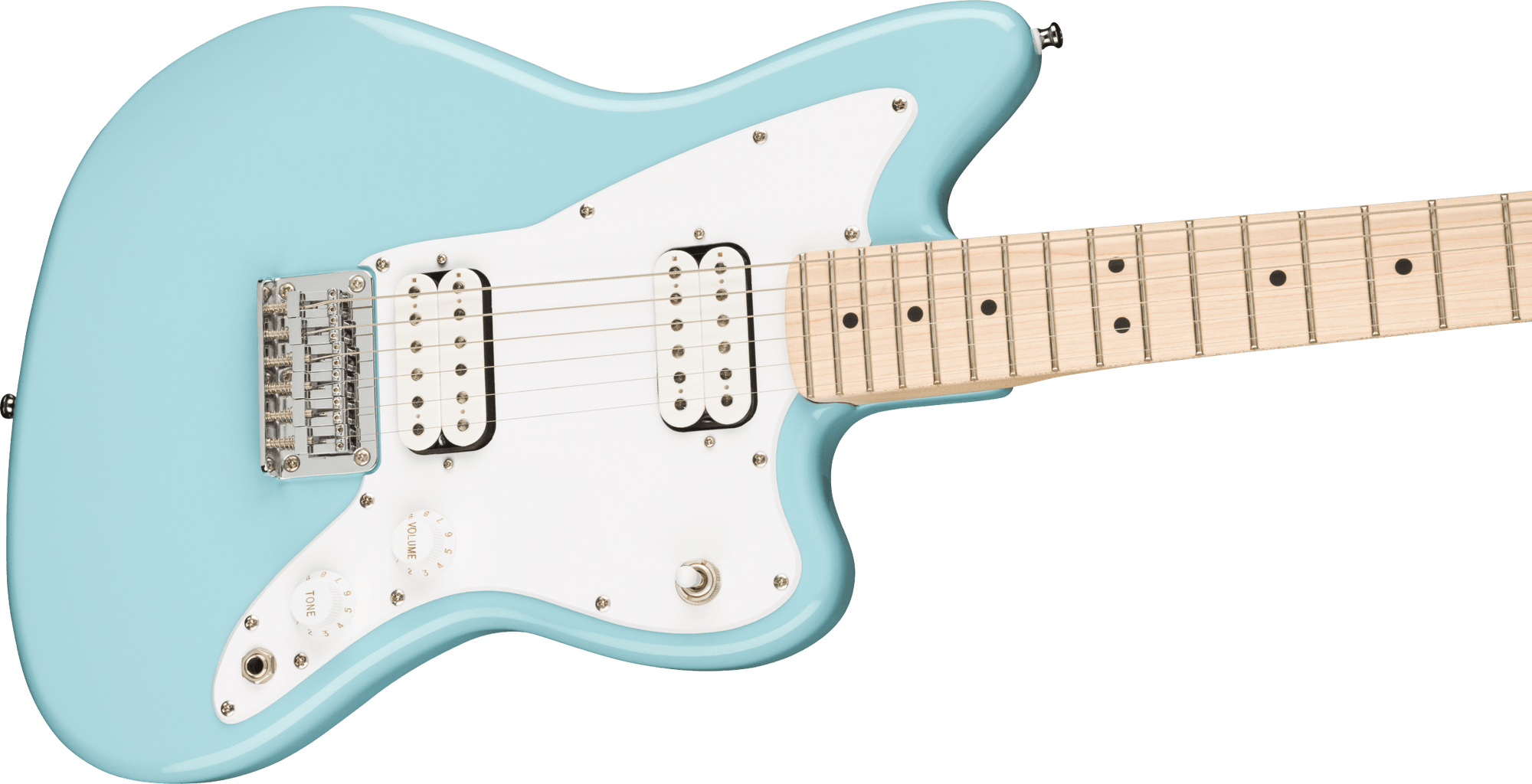 Mini Jazzmaster® HH, Maple FB, Daphne Blue