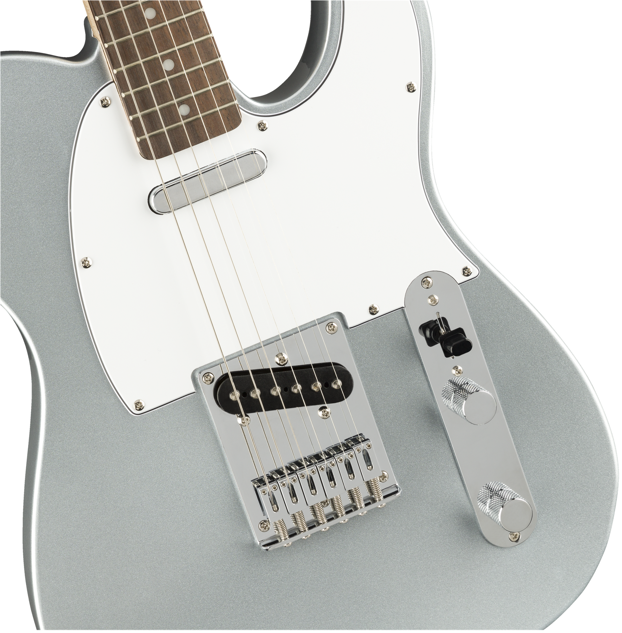 Affinity Tele, Slick Silver, Laurel FB