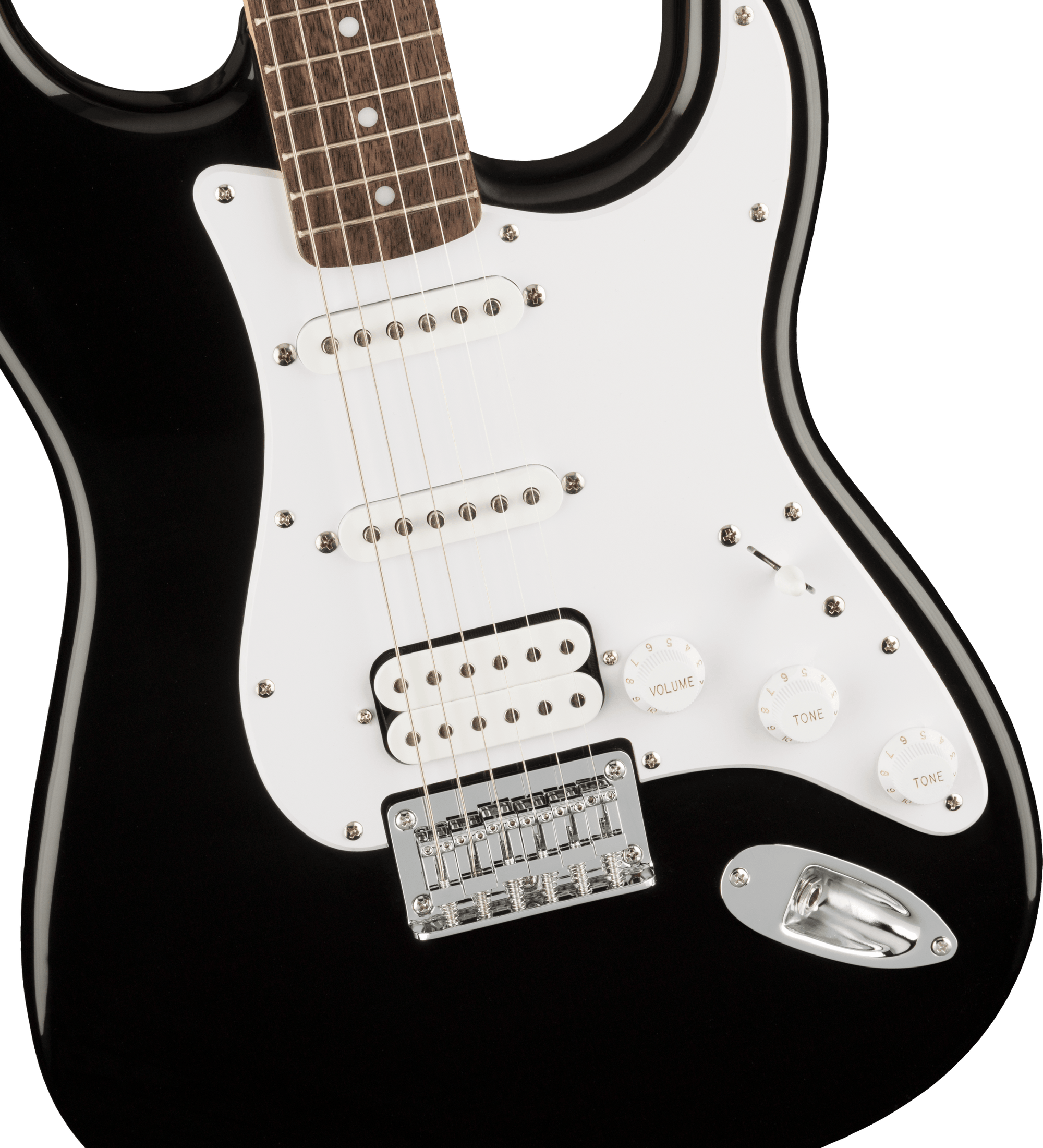 Bullet Stratocaster HSS Hard Tail Laurel FB Black