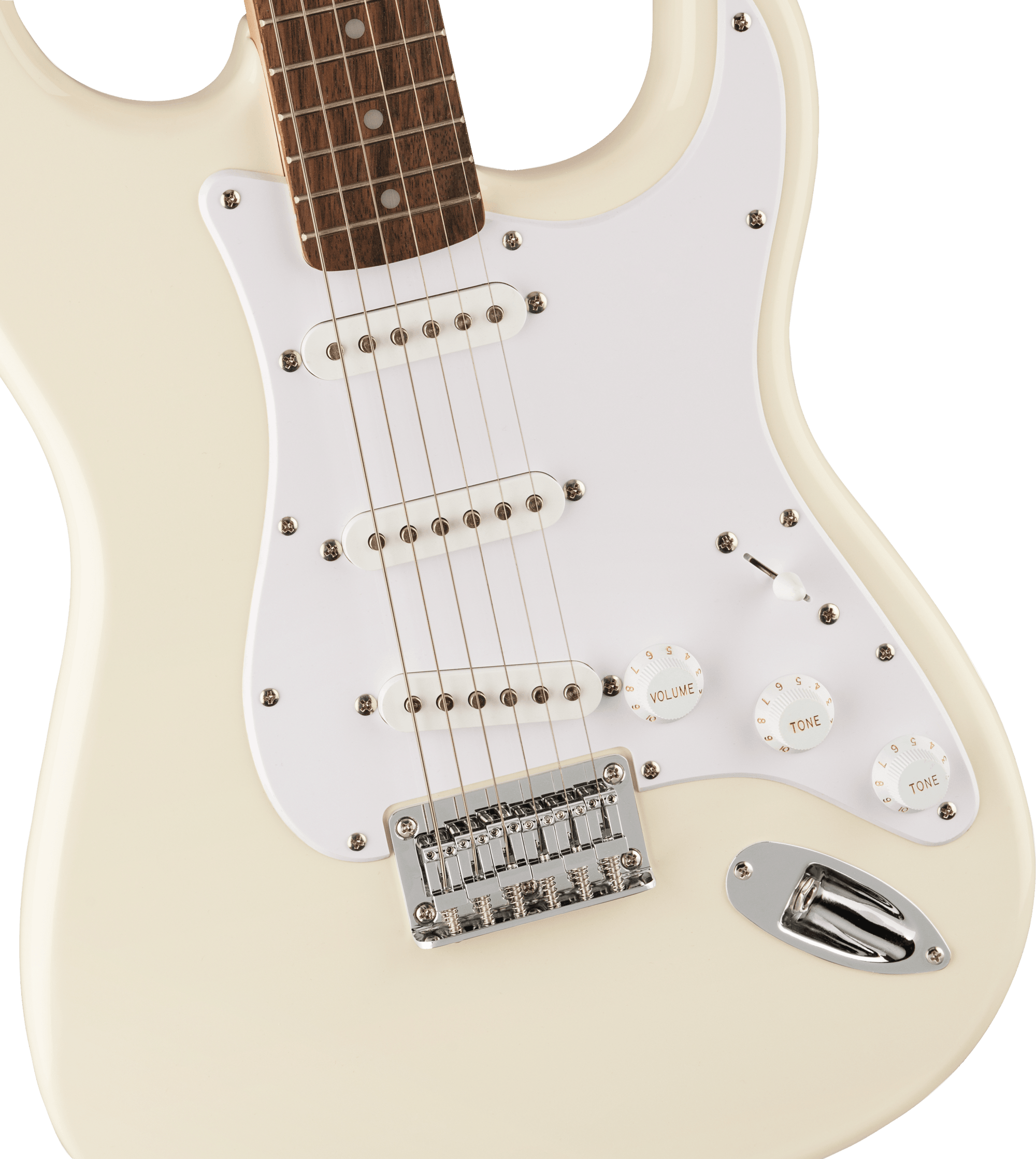 FSR Stratocaster HT Pack, White Pickguard, Olympic White, Frontman 10G - 120V