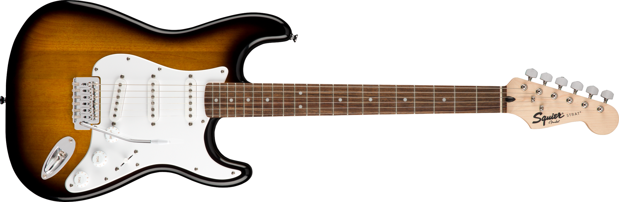 Squier Stratocaster Pack, Brown Sunburst