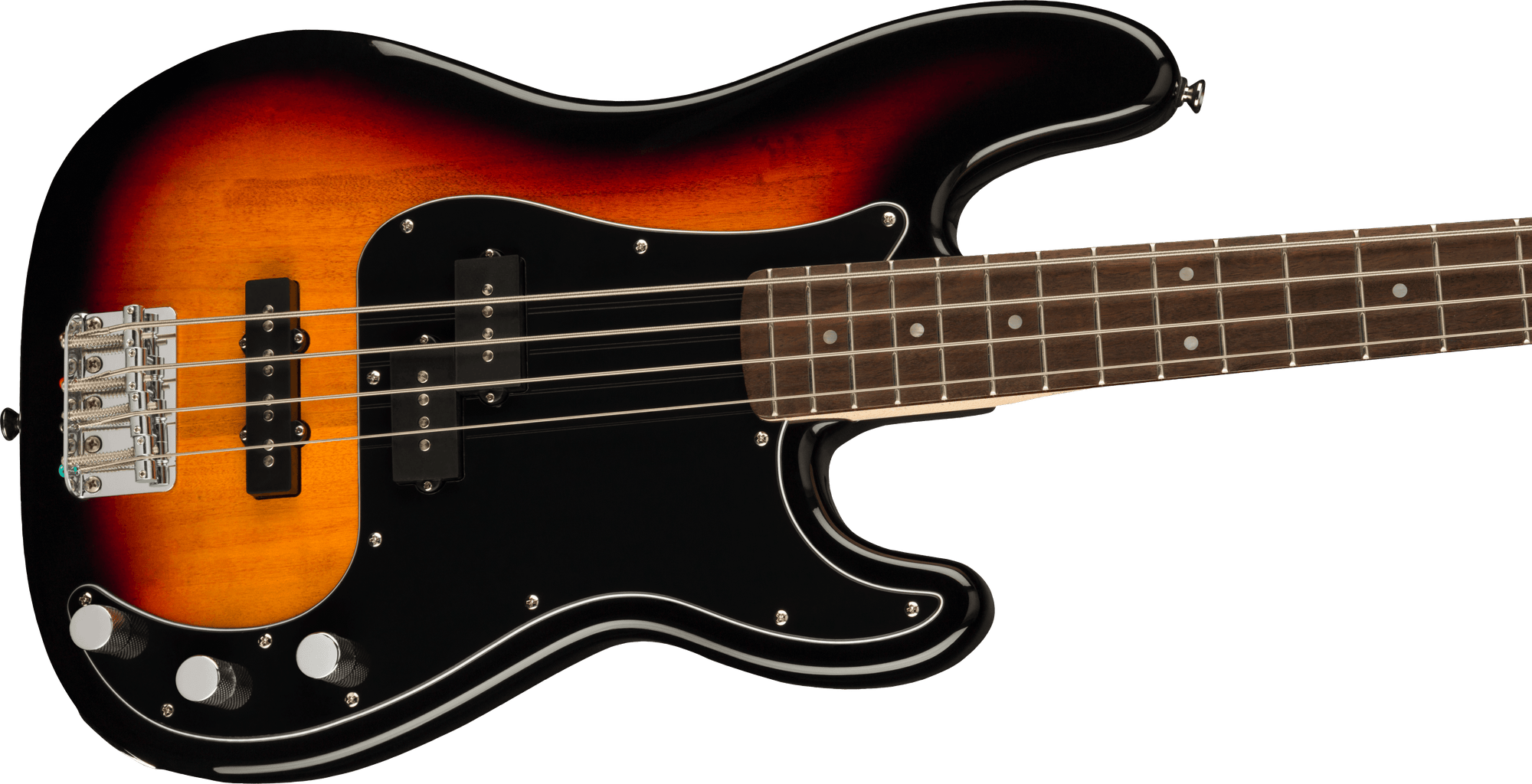 Affinity Series Precision Bass PJ Pack, 3-Color Sunburst, Laurel FB, Gig Bag, Rumble 15