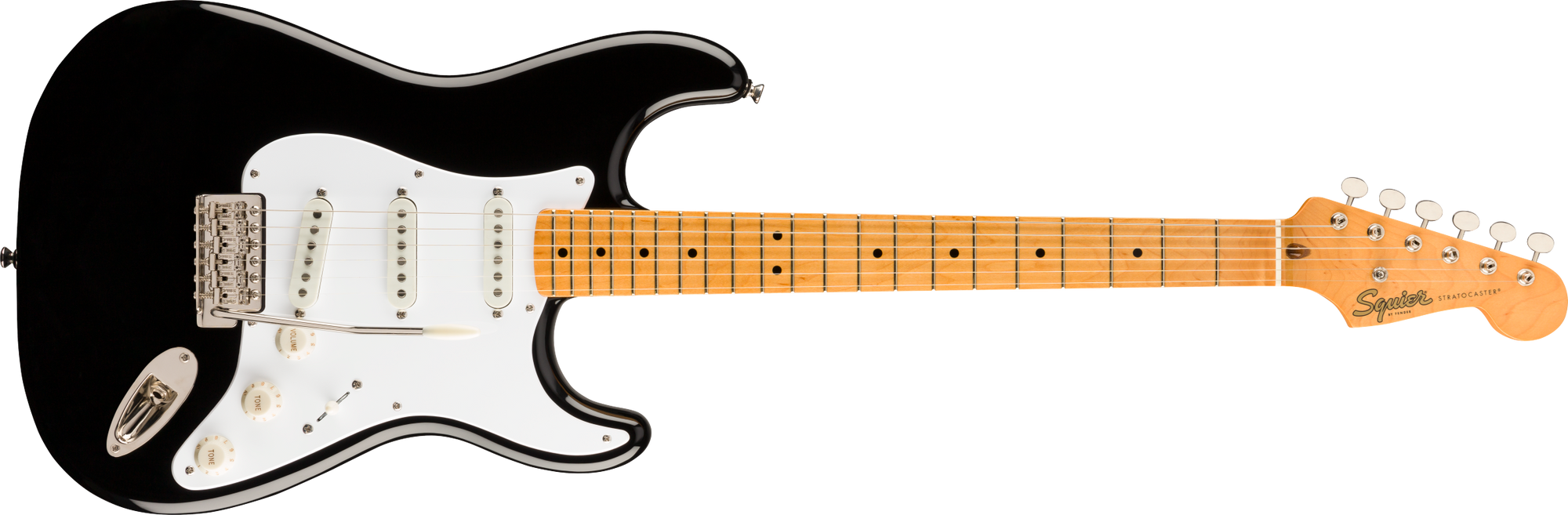 Classic Vibe '50s Stratocaster, Black , Maple Fingerboard