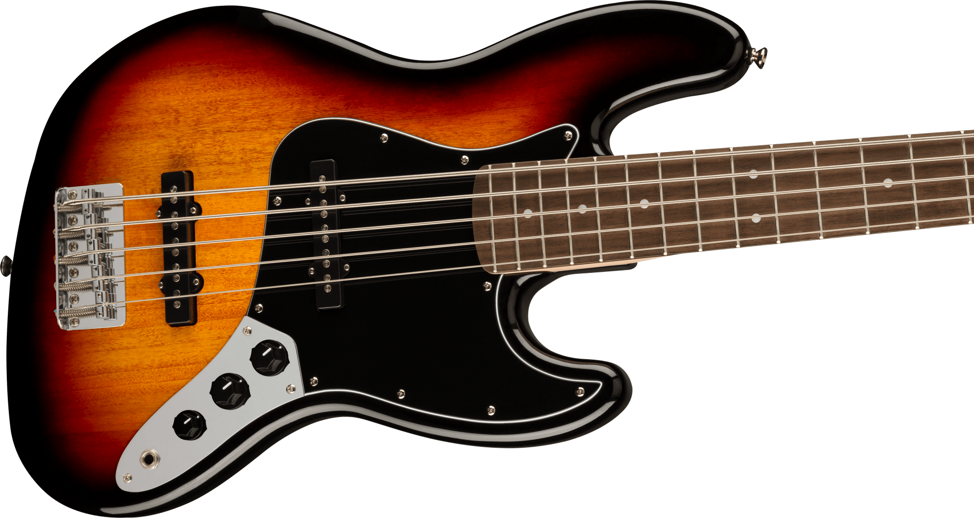 Affinity Series Jazz Bass V, 3-Color Sunburst, Laurel Fingerboard, Black Pickguard