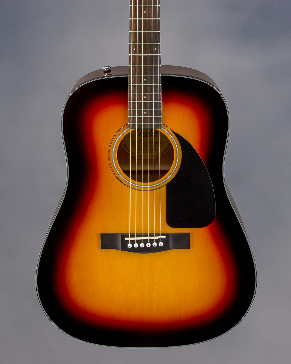 CD-60 Dreadnought V3 w/Case, Sunburst, Walnut FB