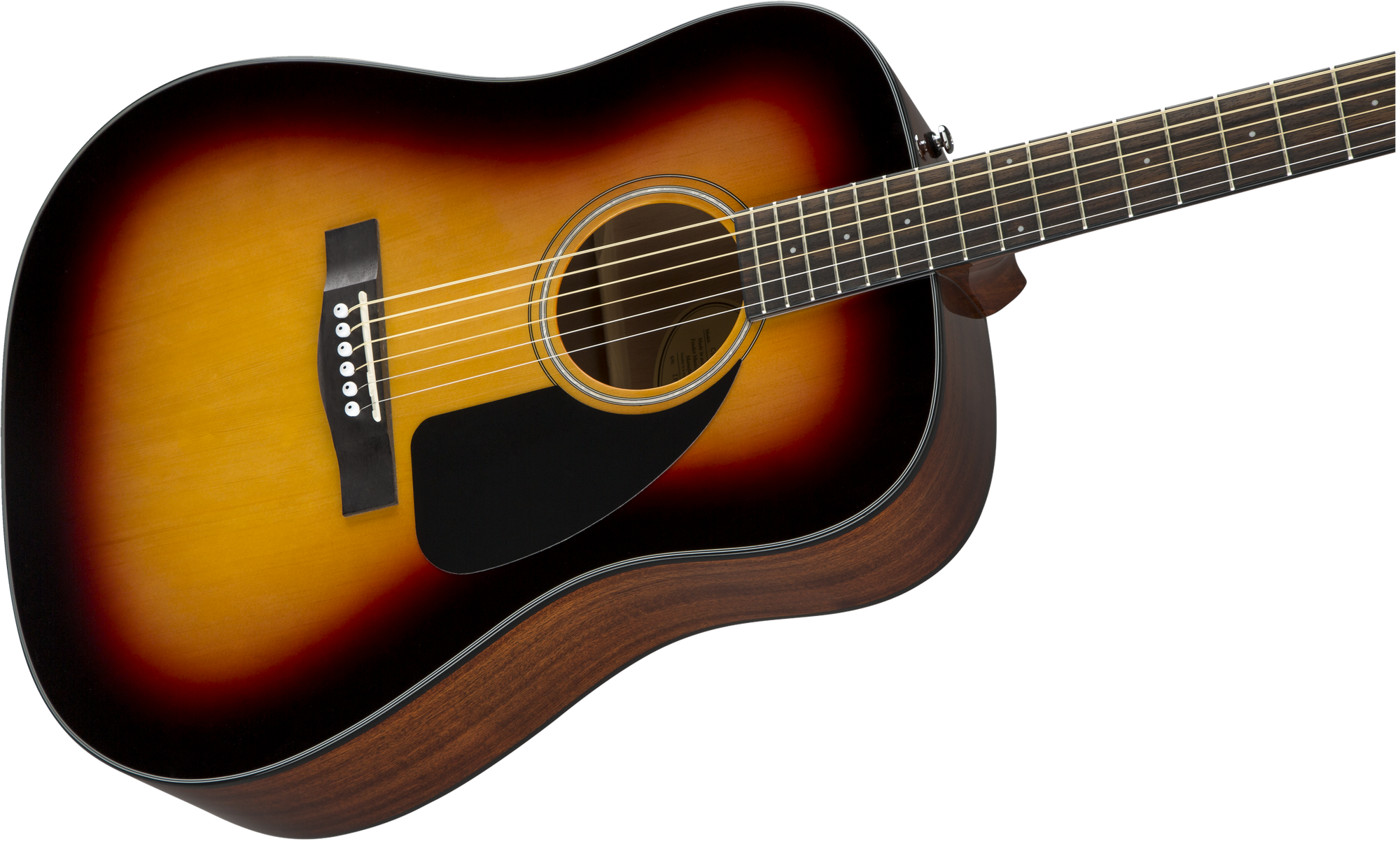 CD-60 Dreadnought V3 w/Case, Sunburst, Walnut FB