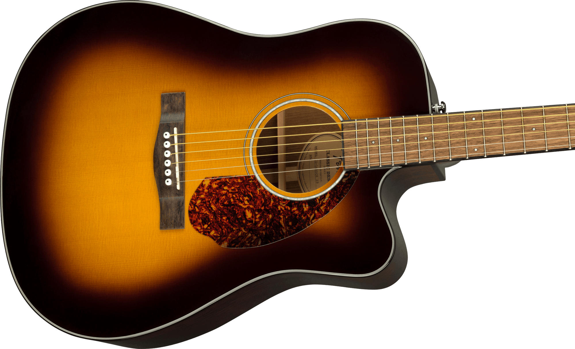 CD-140SCE Dreadnought, Walnut Fingerboard, Sunburst w/case