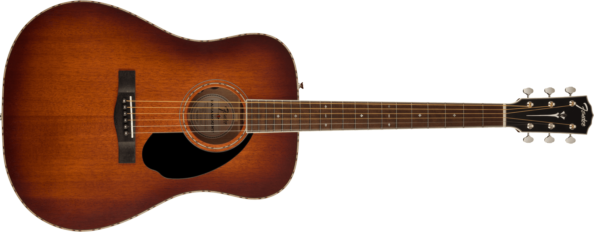 PD-220E Dreadnought, All Mahogany, Ovangkol Fingerboard, Aged Cognac Burst