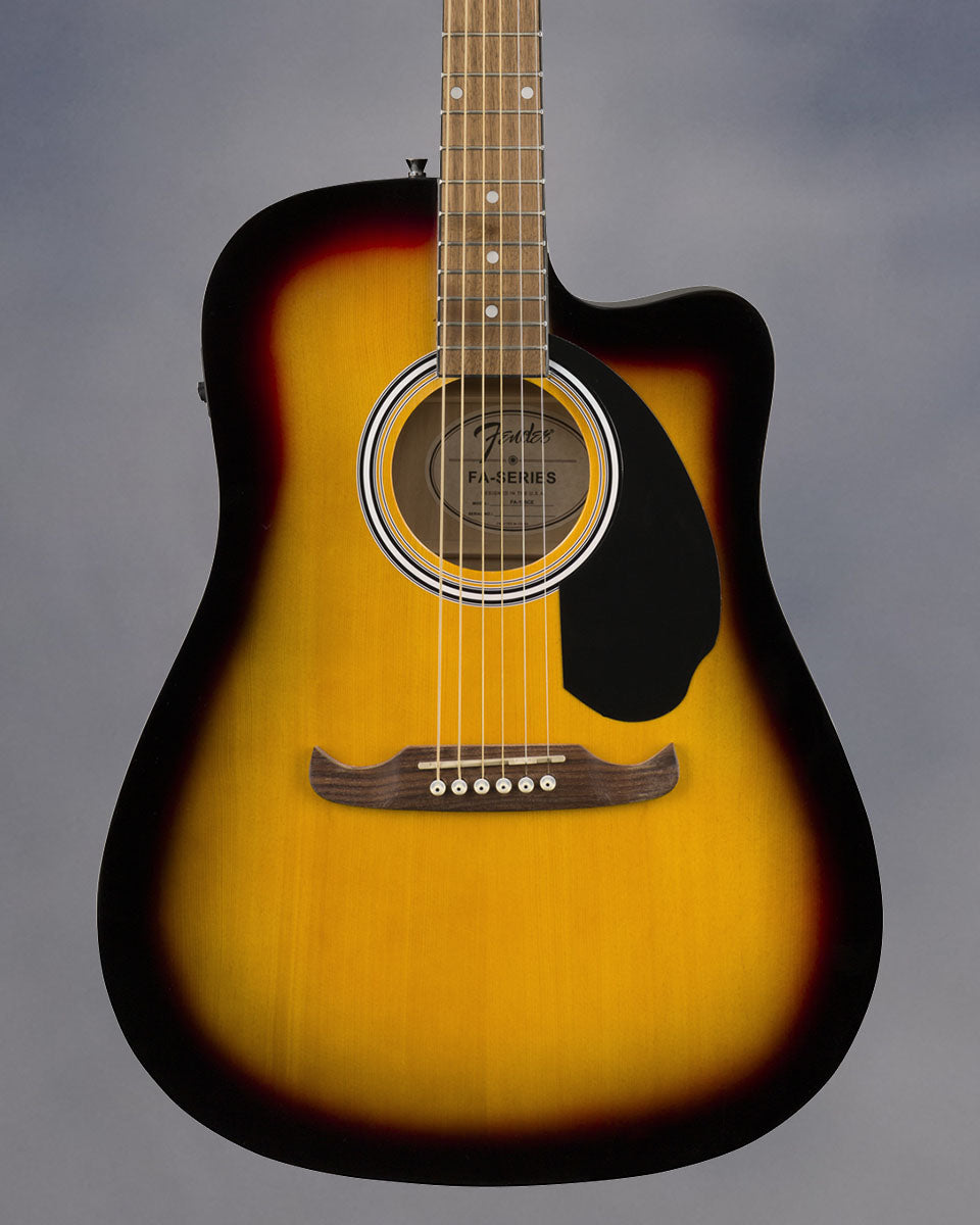 FA-125CE Dreadnought, Walnut Fngrbd. Sunburst