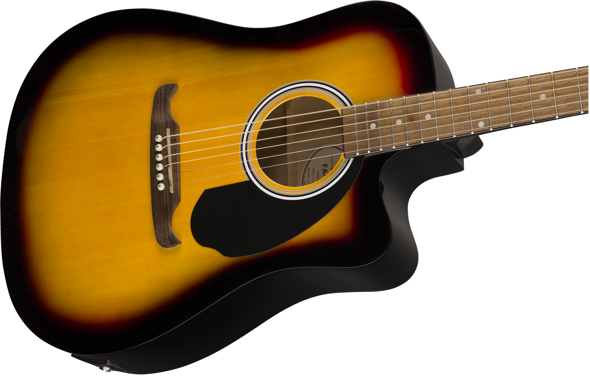 FA-125CE Dreadnought, Walnut Fngrbd. Sunburst