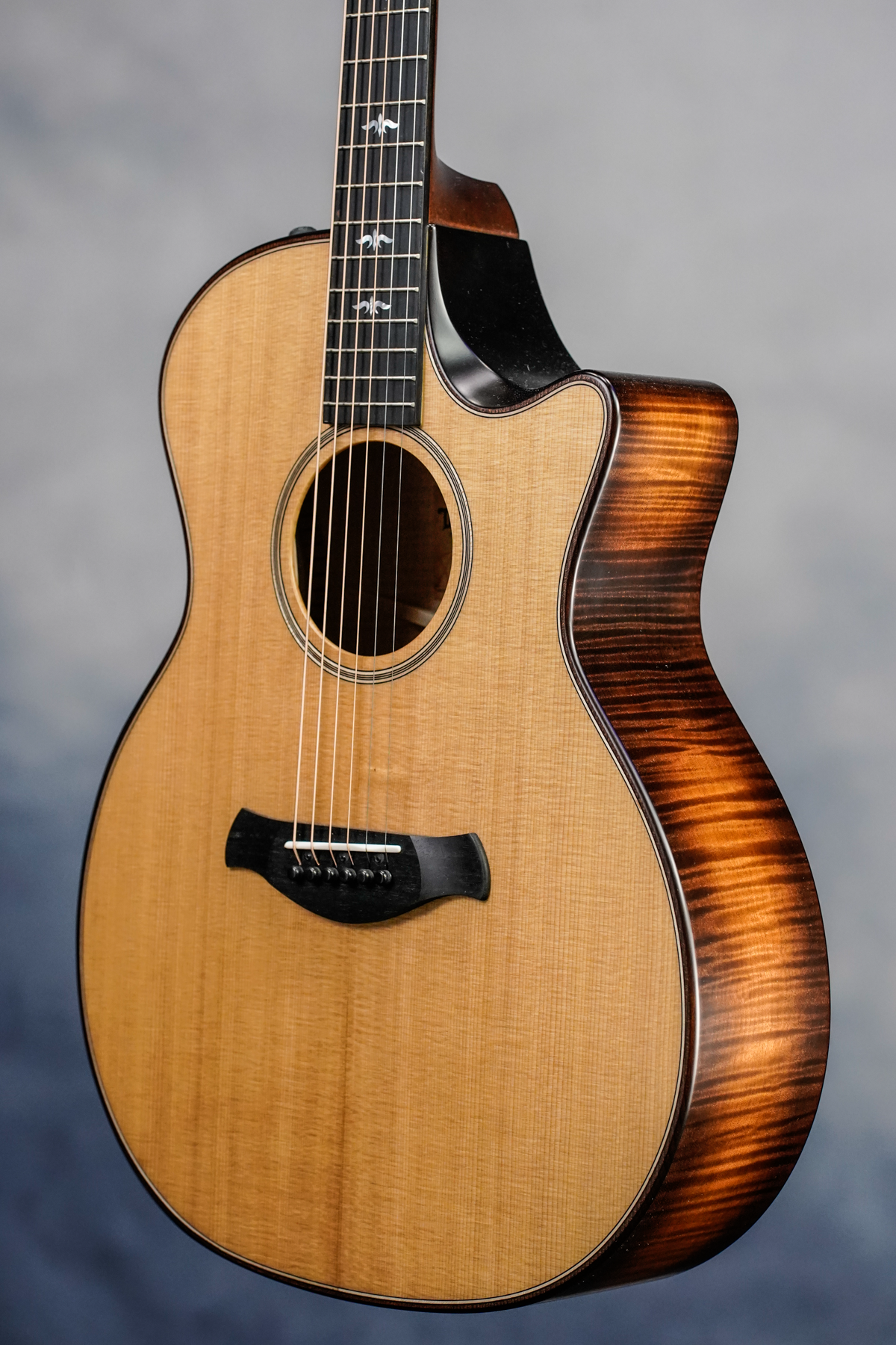 614ce Builders Edition Acoustic Guitar, Natural Top