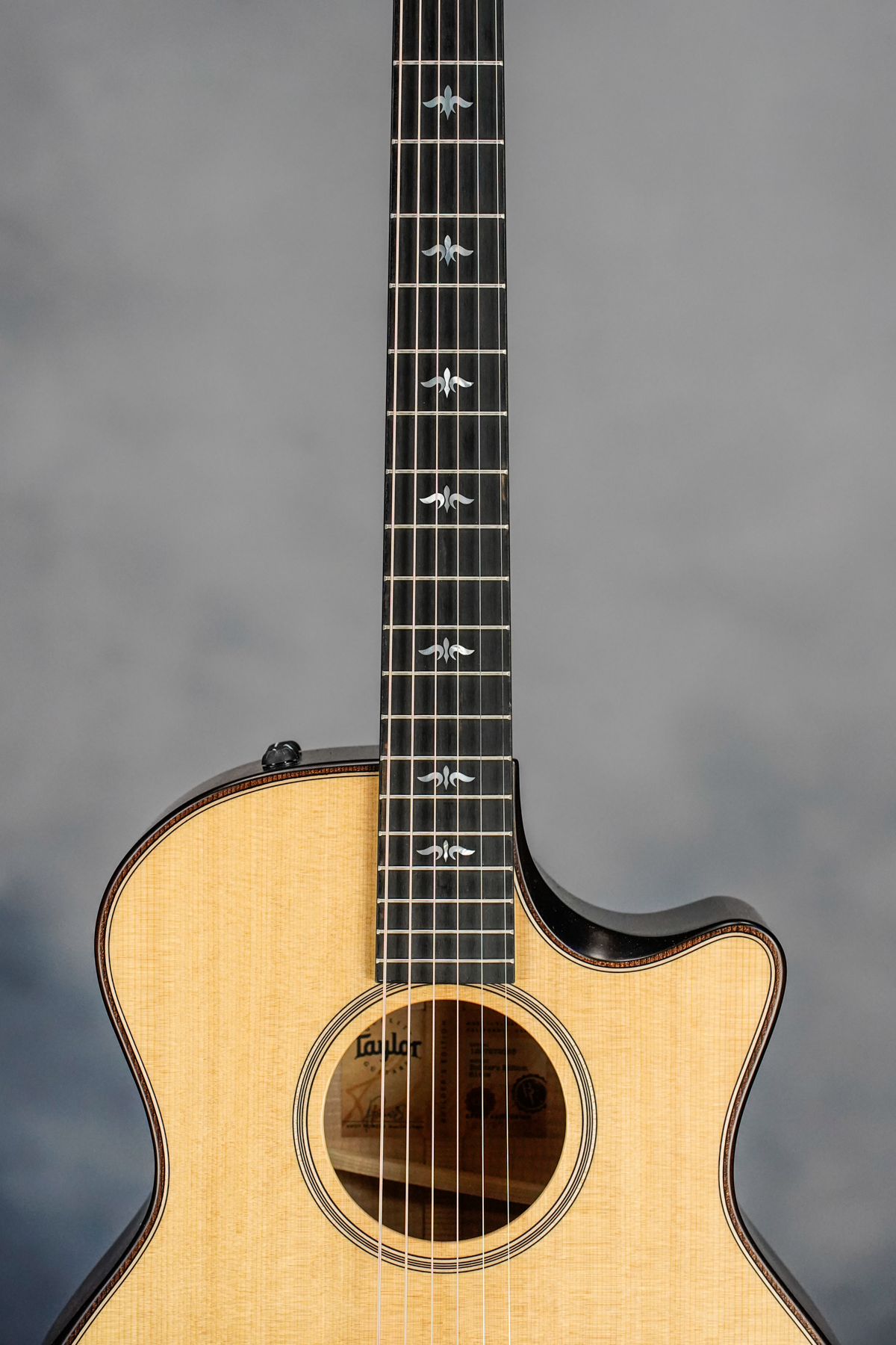 614ce Builders Edition Acoustic Guitar, Natural Top