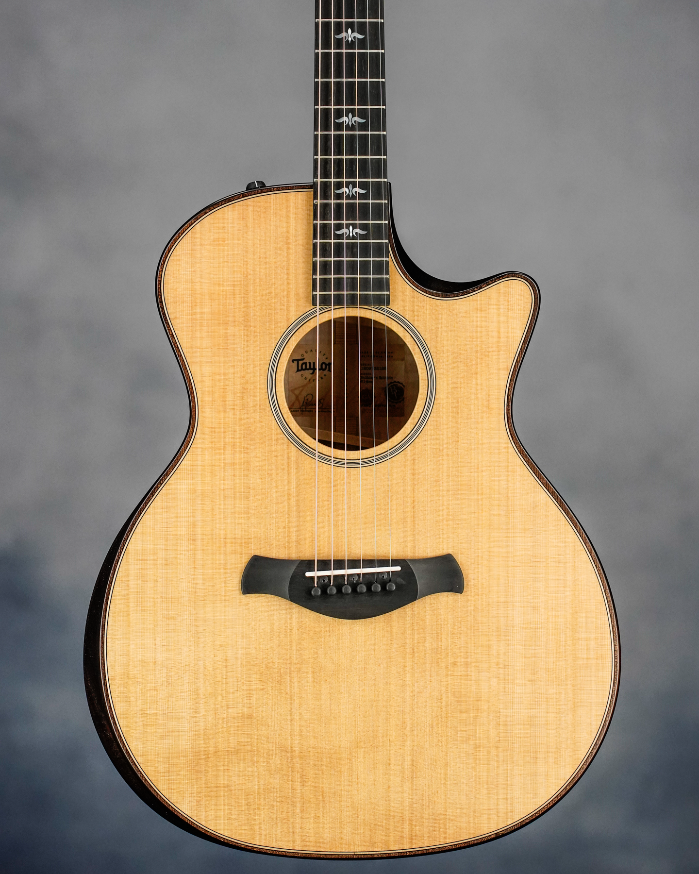 614ce Builders Edition Acoustic Guitar, Natural Top