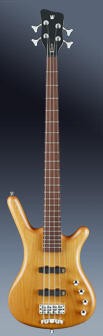 RockBass Corvette Basic 4 String, Honey Violin Transparent Satin