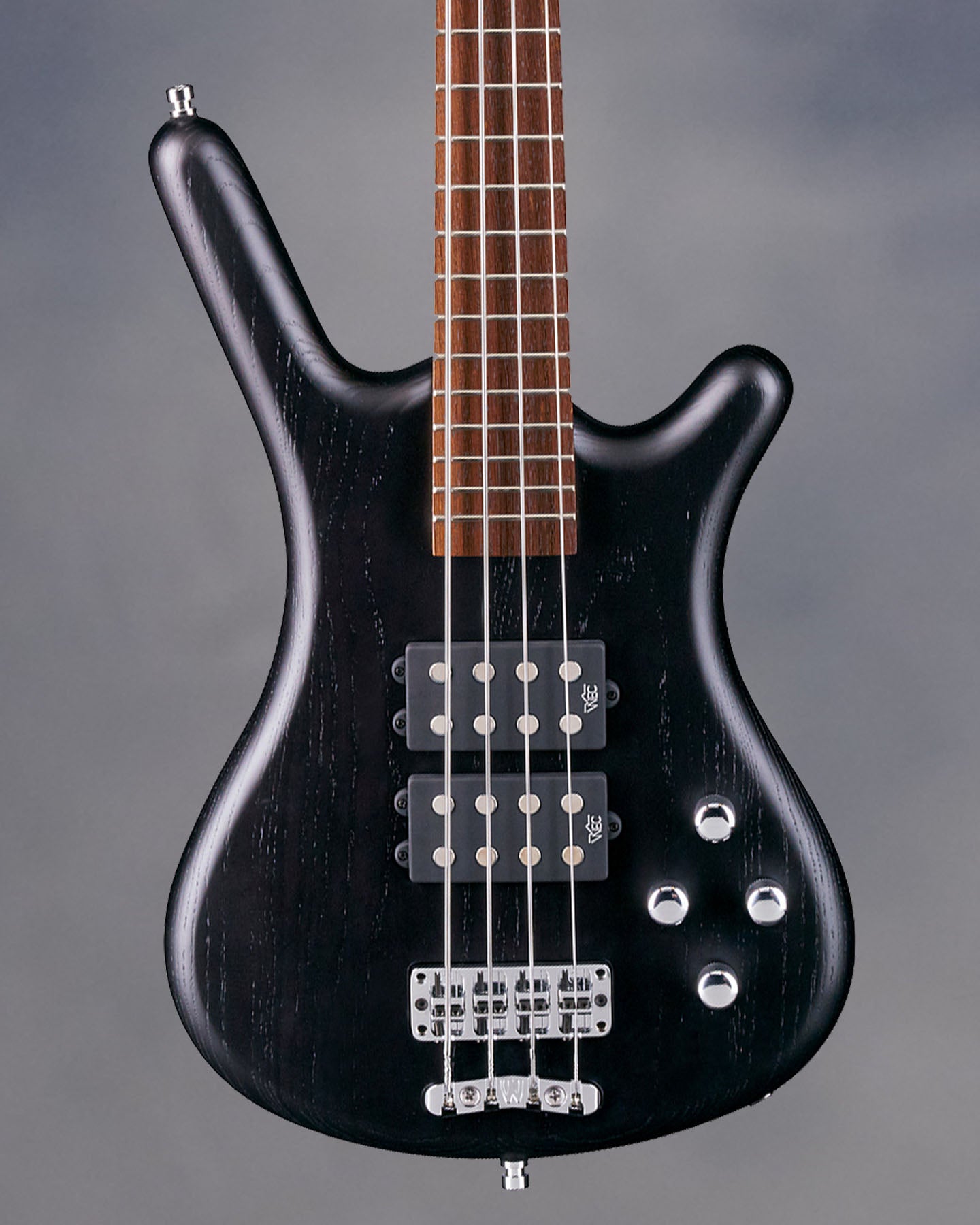 RockBass Corvette $$ 4 String, Nirvana Black Transparent Satin