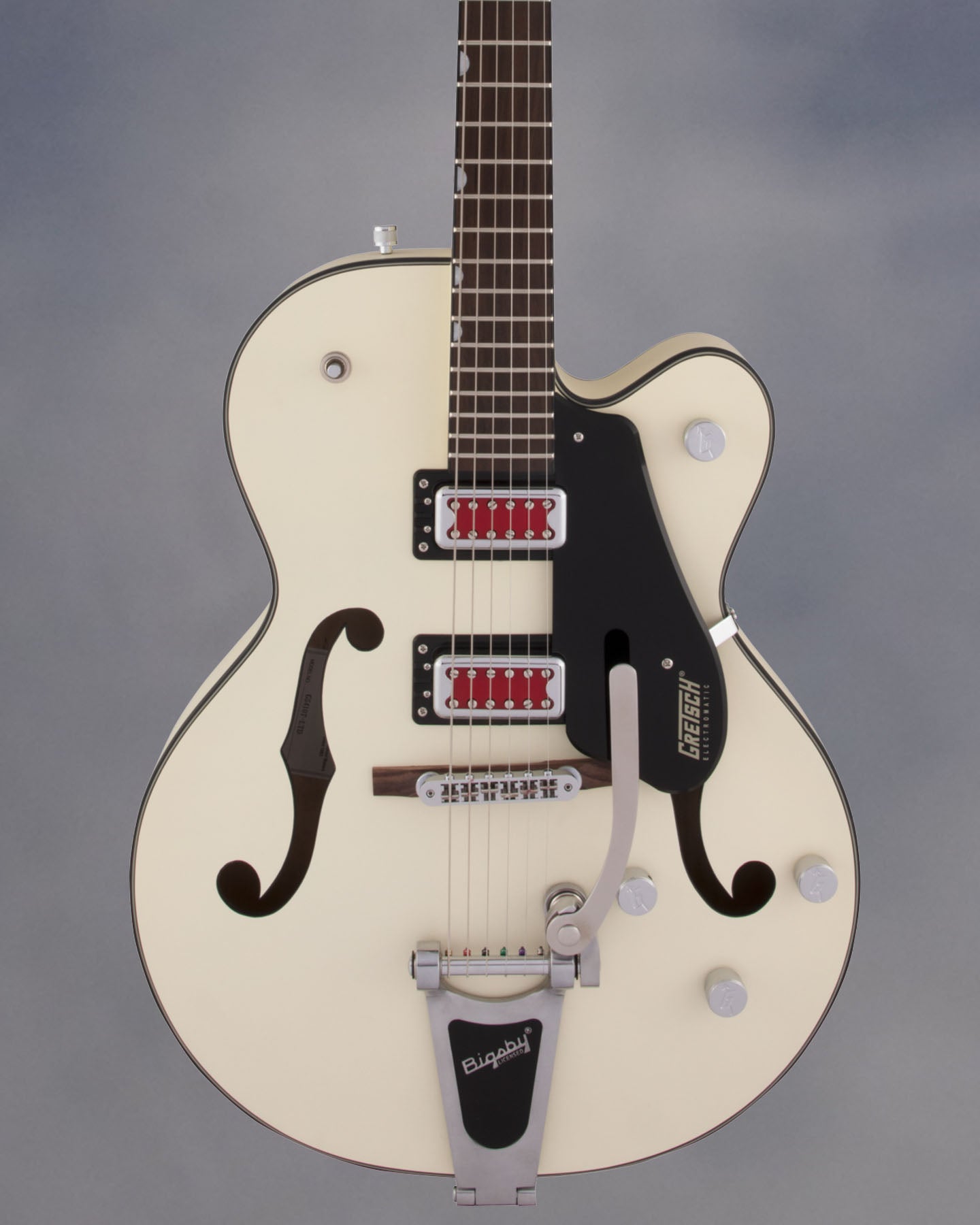 G5410T Electromatic "Rat Rod", Matte Vintage White, Hollow Body Single-Cut with Bigsby, RW FB